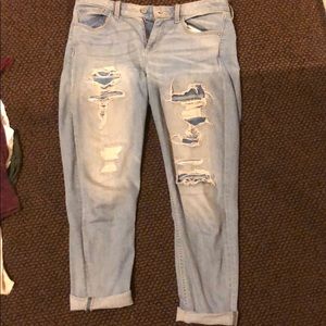 Cropped Boyfriend denim jeans